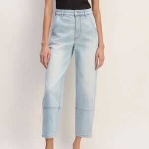 Everlane The Utility Barrel Jean in Fog 30 Regular